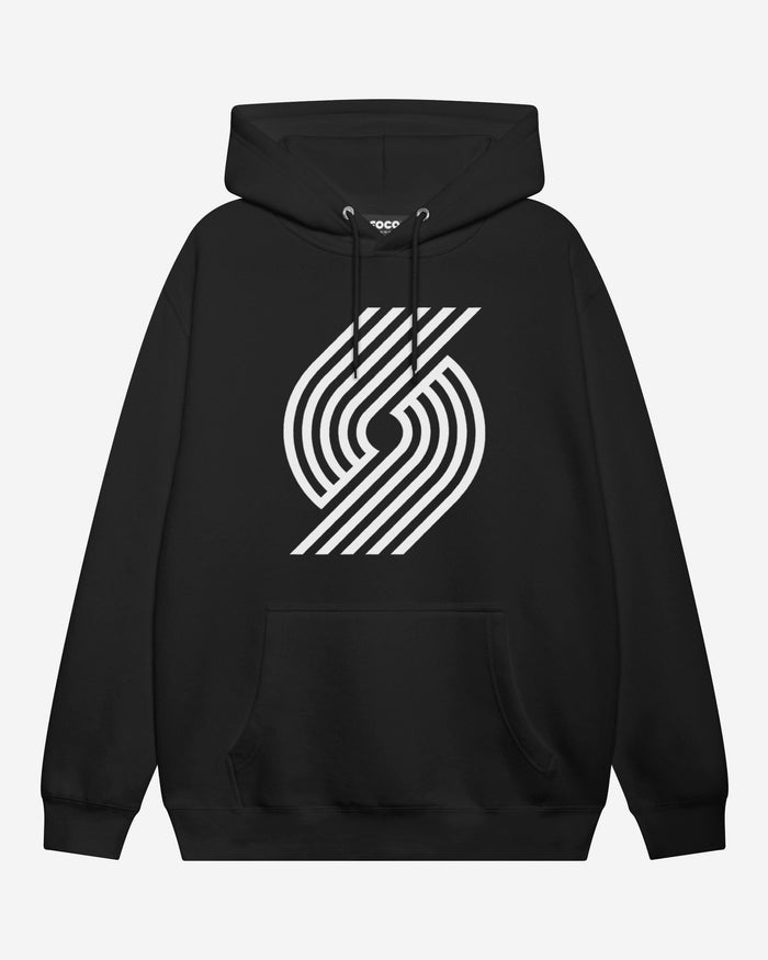 Portland Trail Blazers White Logo Hoodie FOCO S - FOCO.com