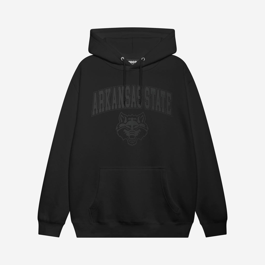 Arkansas State Red Wolves Blackout Hoodie FOCO S - FOCO.com