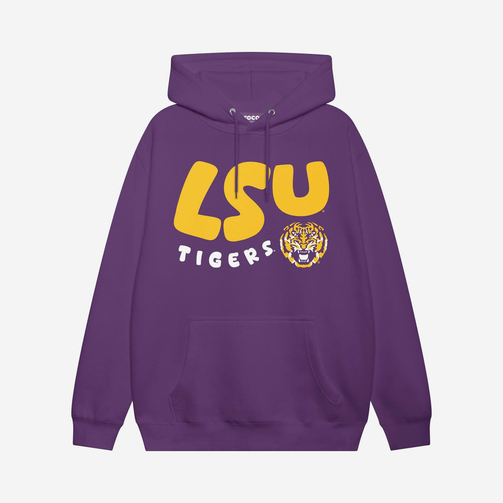LSU Tigers Bubble Hoodie FOCO S - FOCO.com