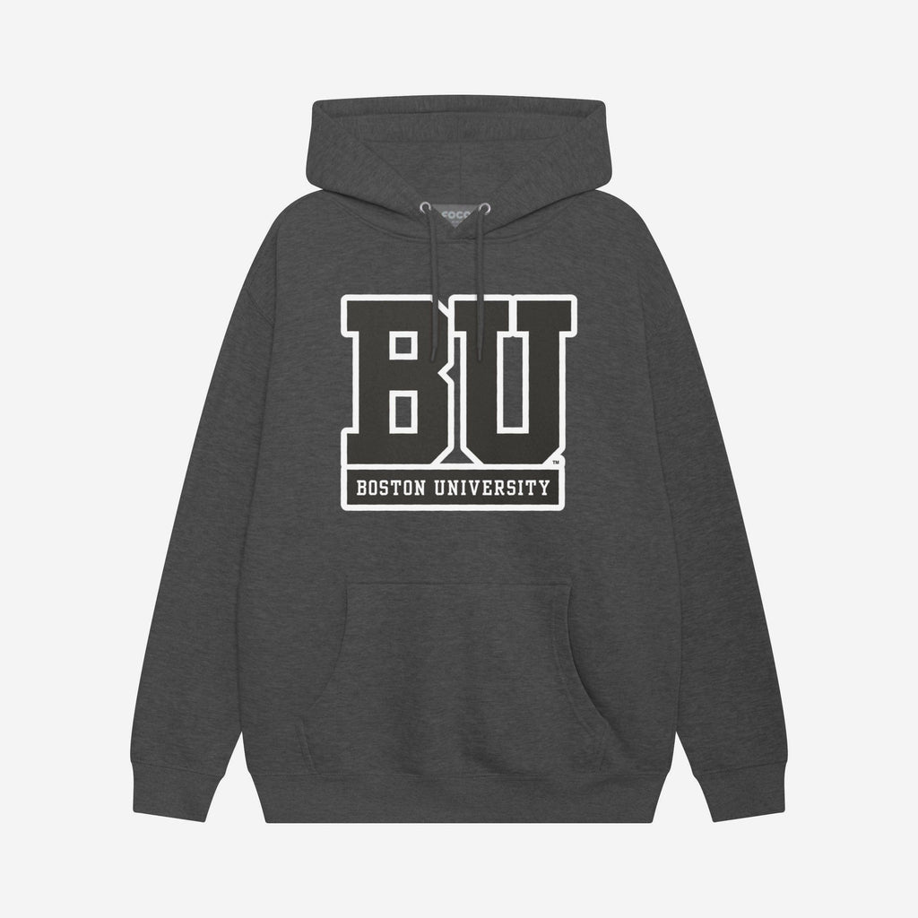 Boston Terriers Black & White Primary Logo Hoodie FOCO S - FOCO.com