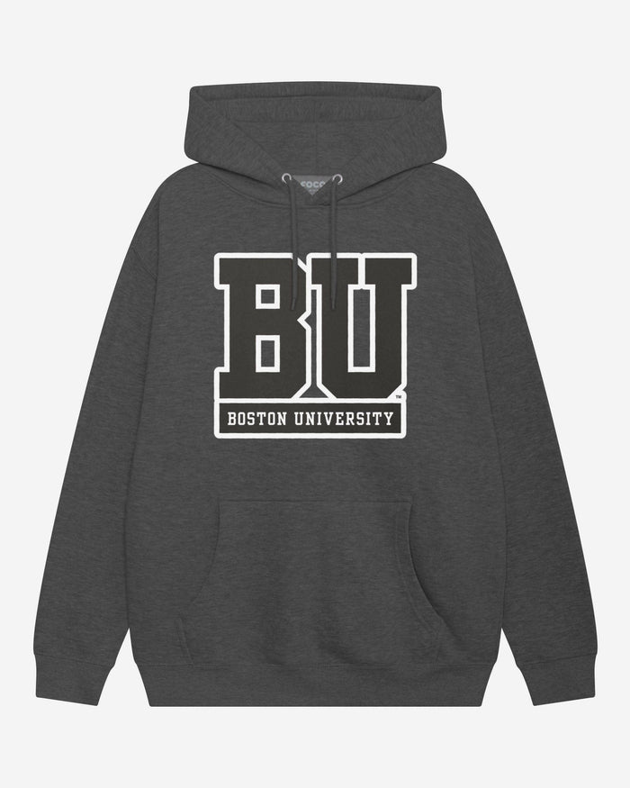 Boston Terriers Black & White Primary Logo Hoodie FOCO S - FOCO.com