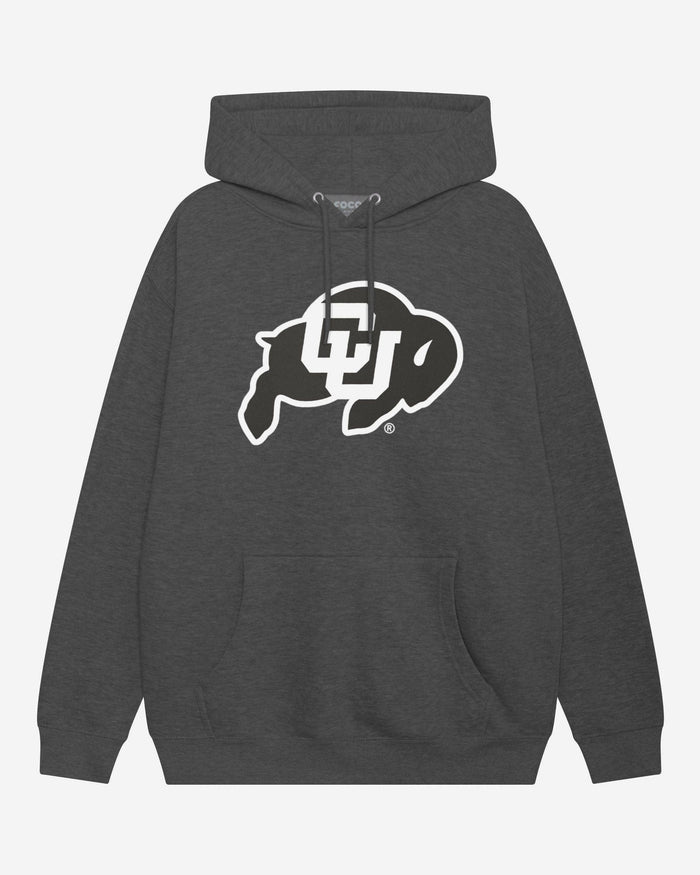 Colorado Buffaloes Black & White Primary Logo Hoodie FOCO S - FOCO.com
