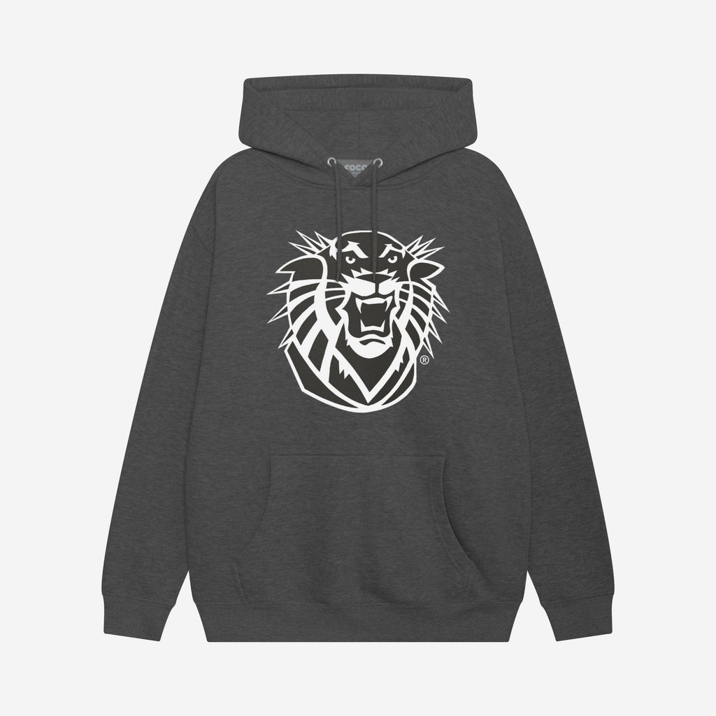 Fort Hays State Tigers Black & White Primary Logo Hoodie FOCO S - FOCO.com