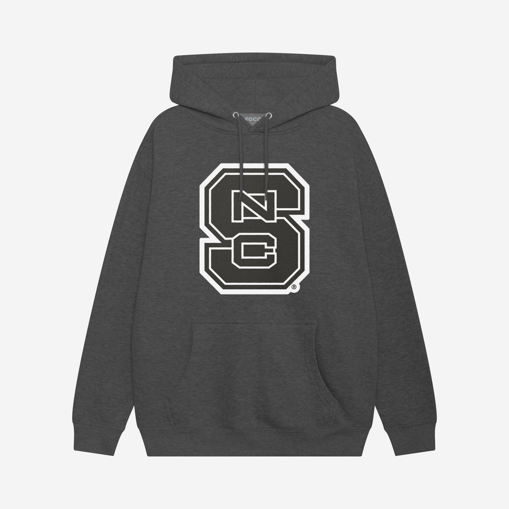 NC State Wolfpack Black & White Primary Logo Hoodie FOCO S - FOCO.com