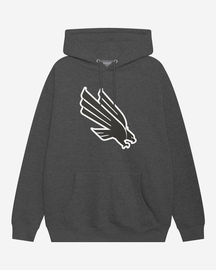North Texas Mean Green Black & White Primary Logo Hoodie FOCO S - FOCO.com
