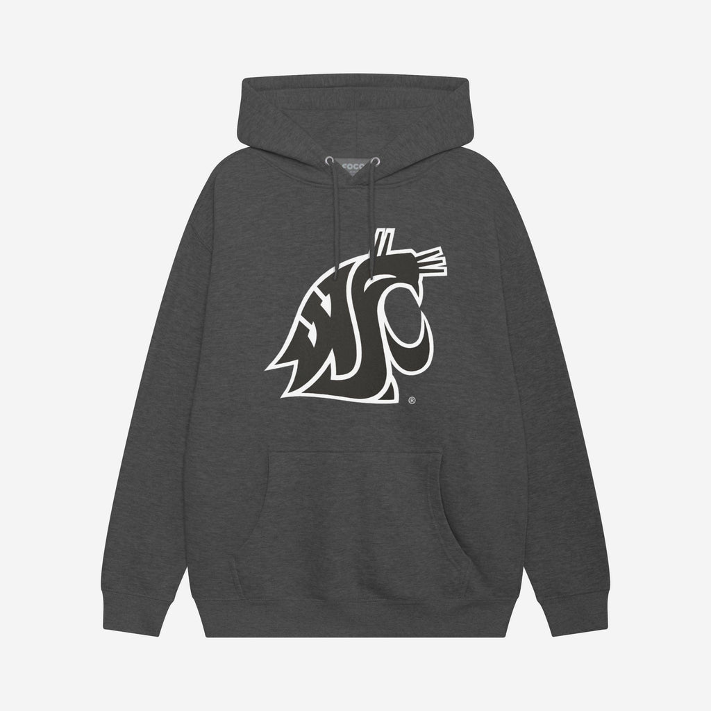 Washington State Cougars Black & White Primary Logo Hoodie FOCO S - FOCO.com