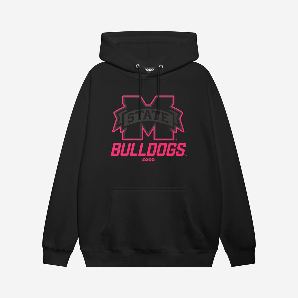 Mississippi State Bulldogs Highlight Reel Hoodie FOCO Black/Neon Pink S - FOCO.com