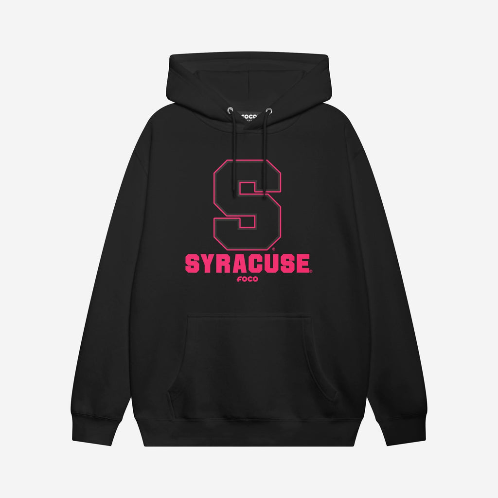 Syracuse Orange Highlight Reel Hoodie FOCO Black/Neon Pink S - FOCO.com
