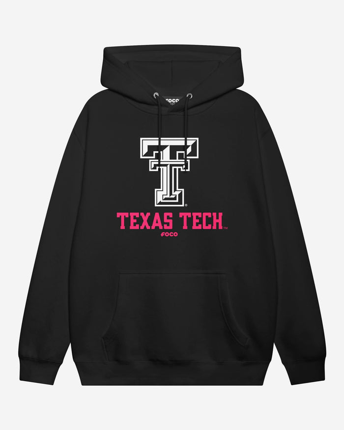 Texas Tech Red Raiders Highlight Reel Hoodie FOCO Black/Neon Pink S - FOCO.com