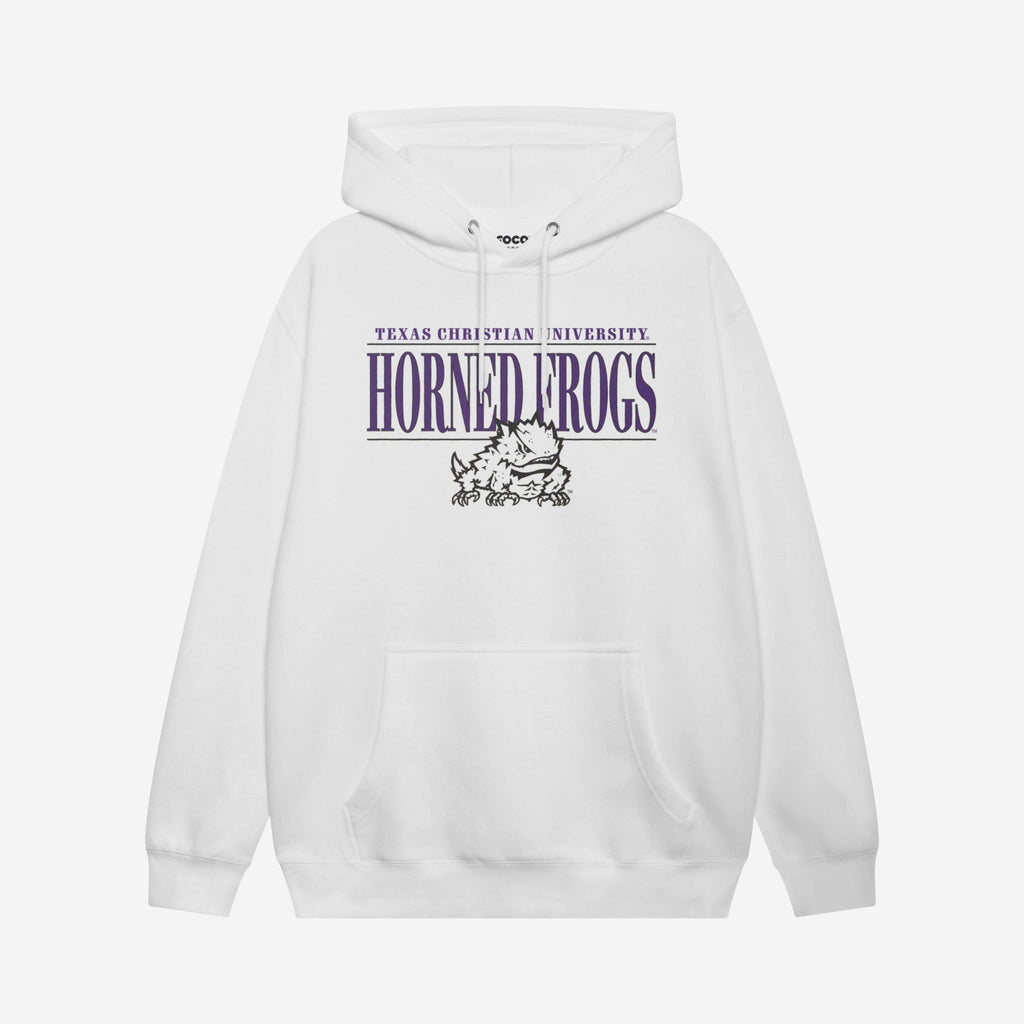 TCU Horned Frogs Signature Bar Hoodie FOCO S - FOCO.com