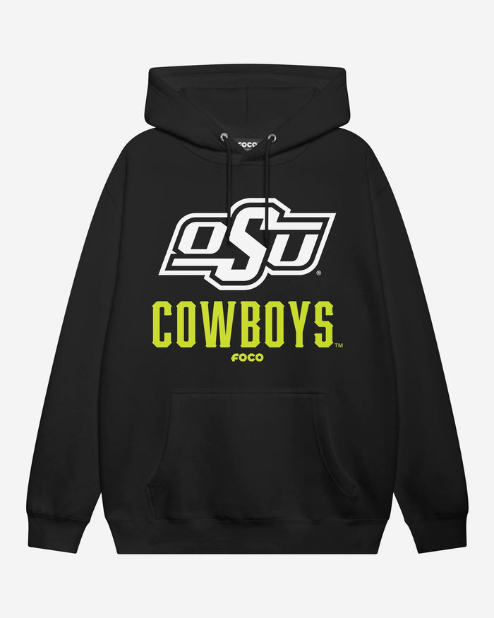 Oklahoma State Cowboys Highlight Reel Hoodie FOCO Black/Volt S - FOCO.com