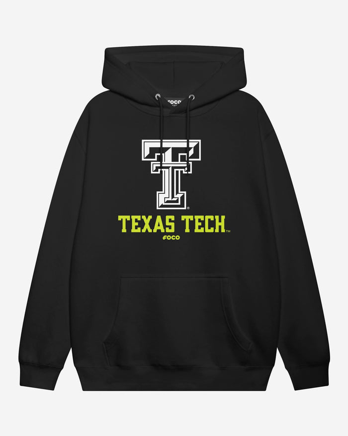 Texas Tech Red Raiders Highlight Reel Hoodie FOCO Black/Volt S - FOCO.com