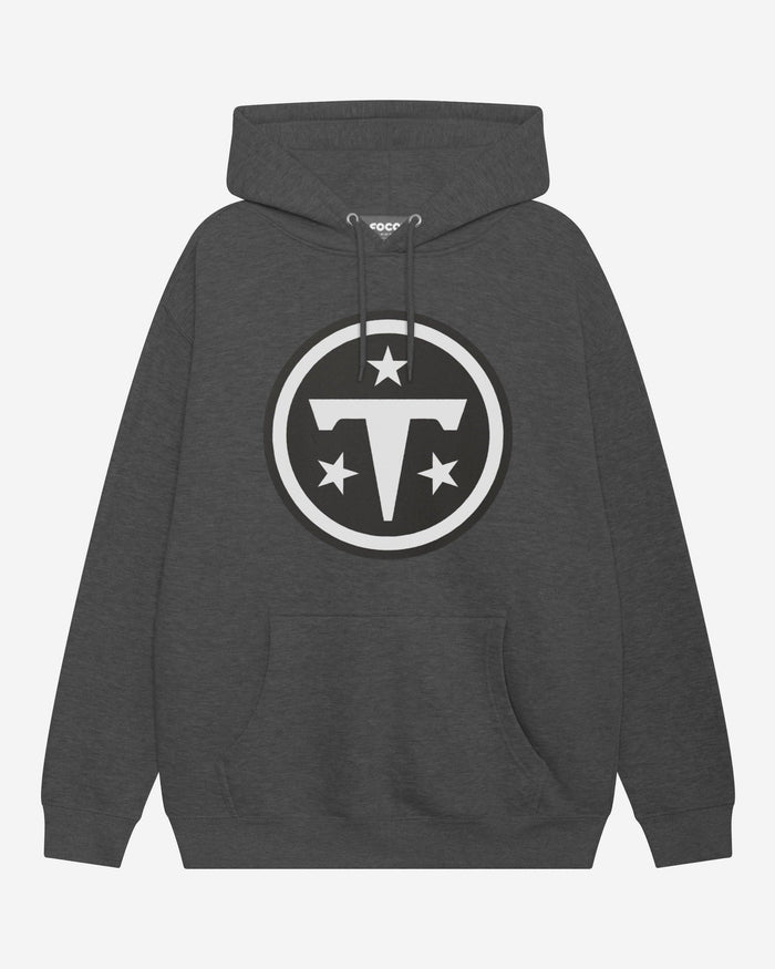 Tennessee Titans Black & White Primary Logo Hoodie FOCO S - FOCO.com