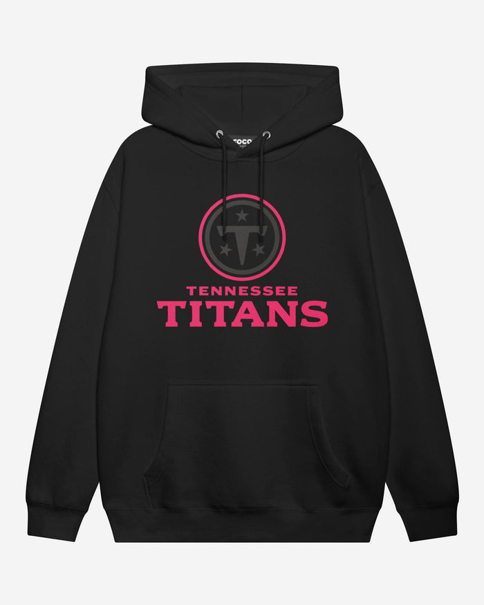 Tennessee Titans Highlight Reel Hoodie FOCO Black/Neon Pink S - FOCO.com