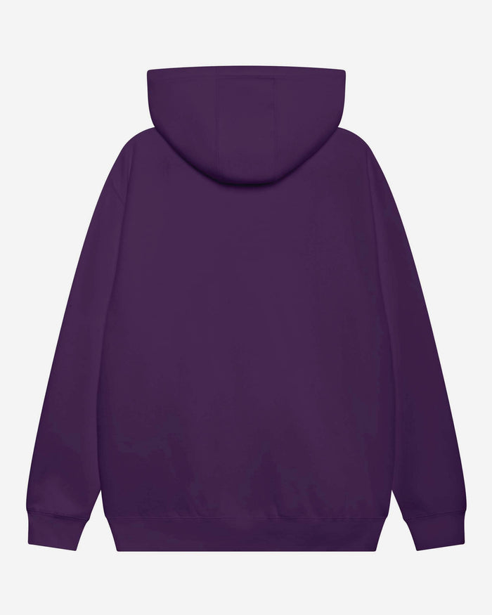 Minnesota Vikings Arched Wordmark Hoodie FOCO Athletic Heather S - FOCO.com