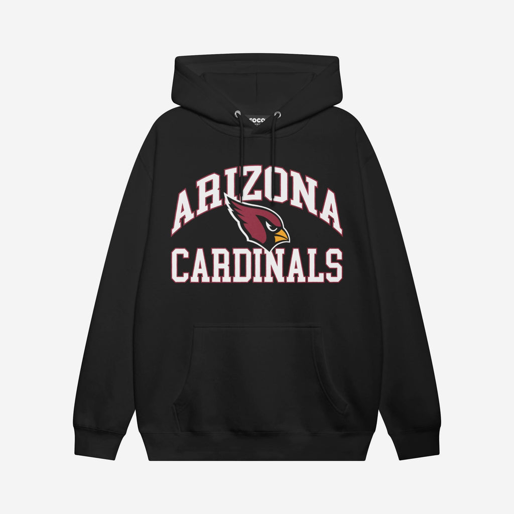 Arizona Cardinals Arched Wordmark Hoodie FOCO Black S - FOCO.com