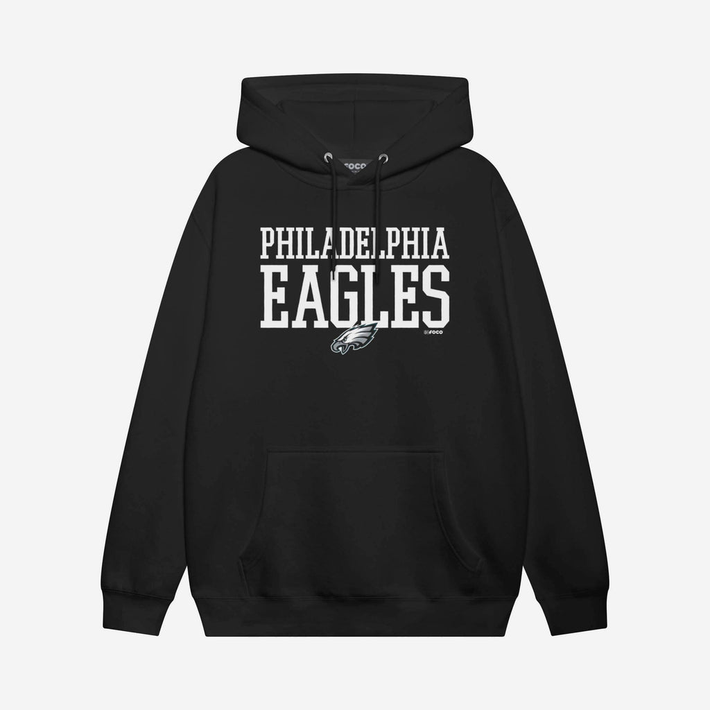 Philadelphia Eagles Bold Wordmark Hoodie FOCO Athletic Heather S - FOCO.com