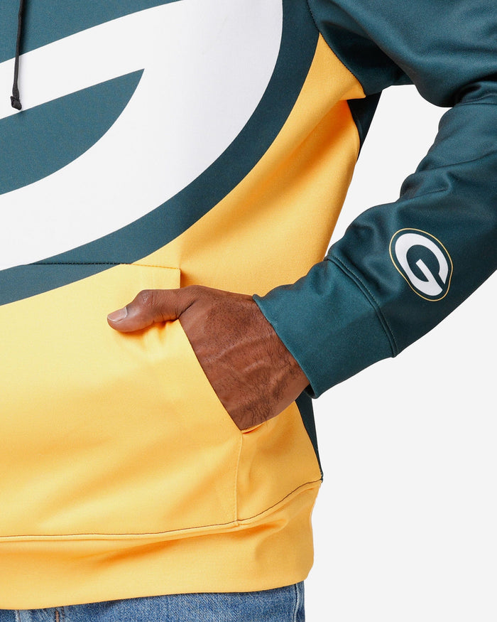 Green Bay Packers Bold Logo Hoodie FOCO - FOCO.com