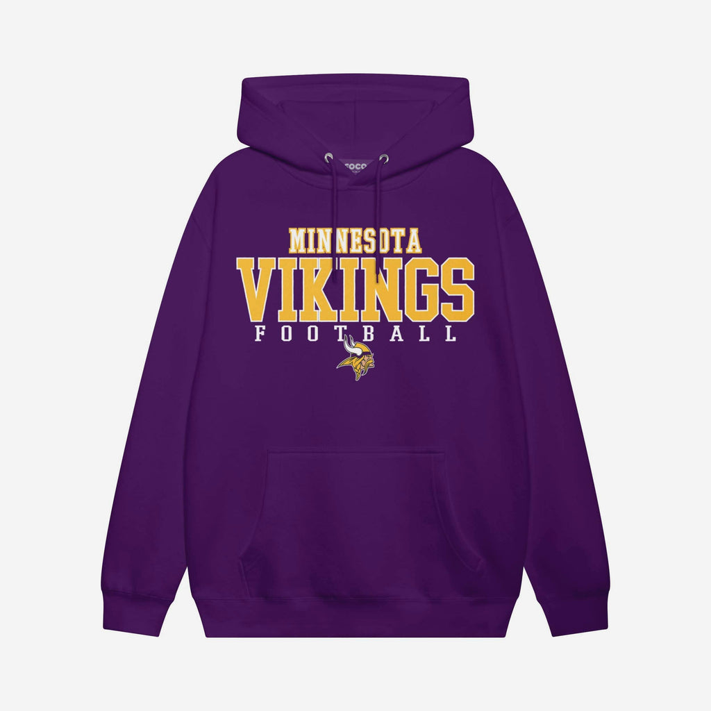 Minnesota Vikings Football Wordmark Hoodie FOCO S - FOCO.com
