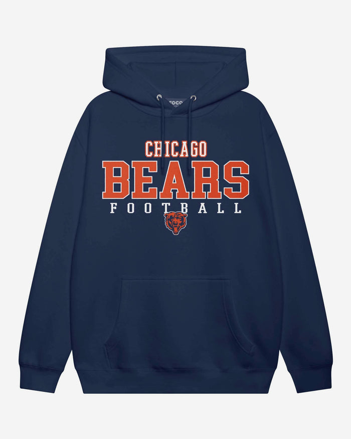 Chicago Bears Football Wordmark Hoodie FOCO S - FOCO.com