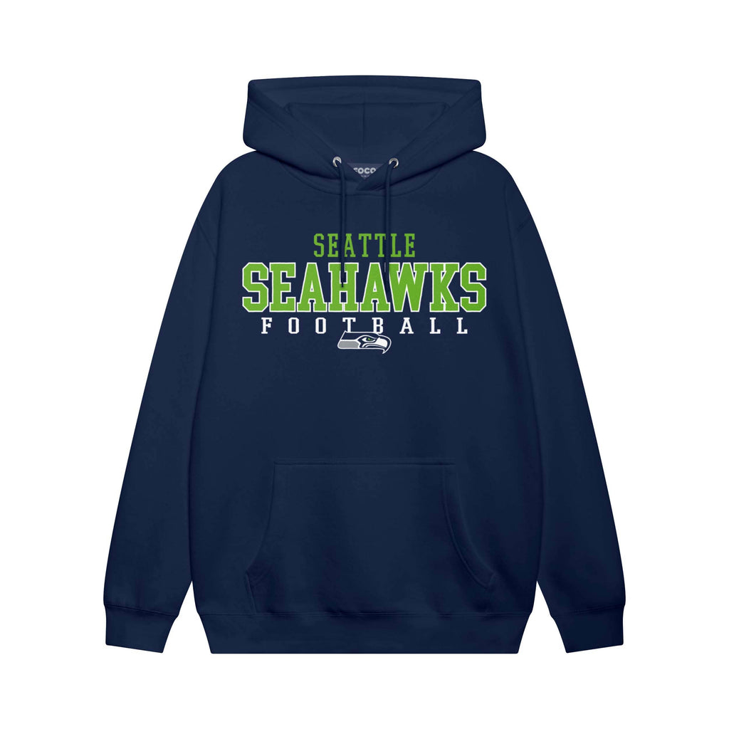 Seattle Seahawks Football Wordmark Hoodie FOCO S - FOCO.com