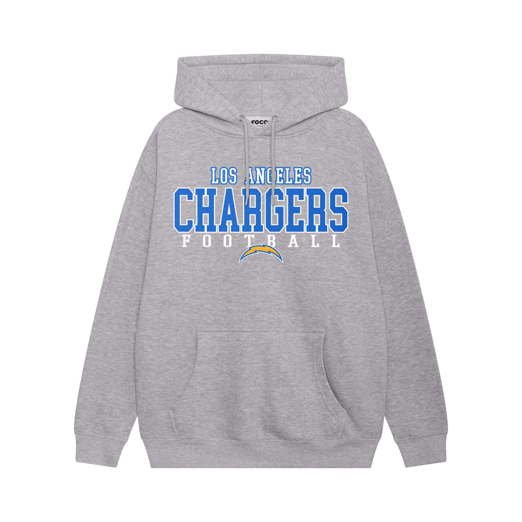 Los Angeles Chargers Football Wordmark Hoodie FOCO S - FOCO.com
