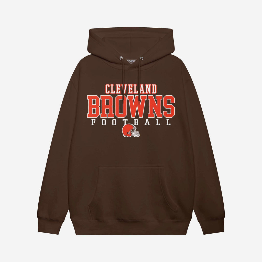 Cleveland Browns Football Wordmark Hoodie FOCO S - FOCO.com