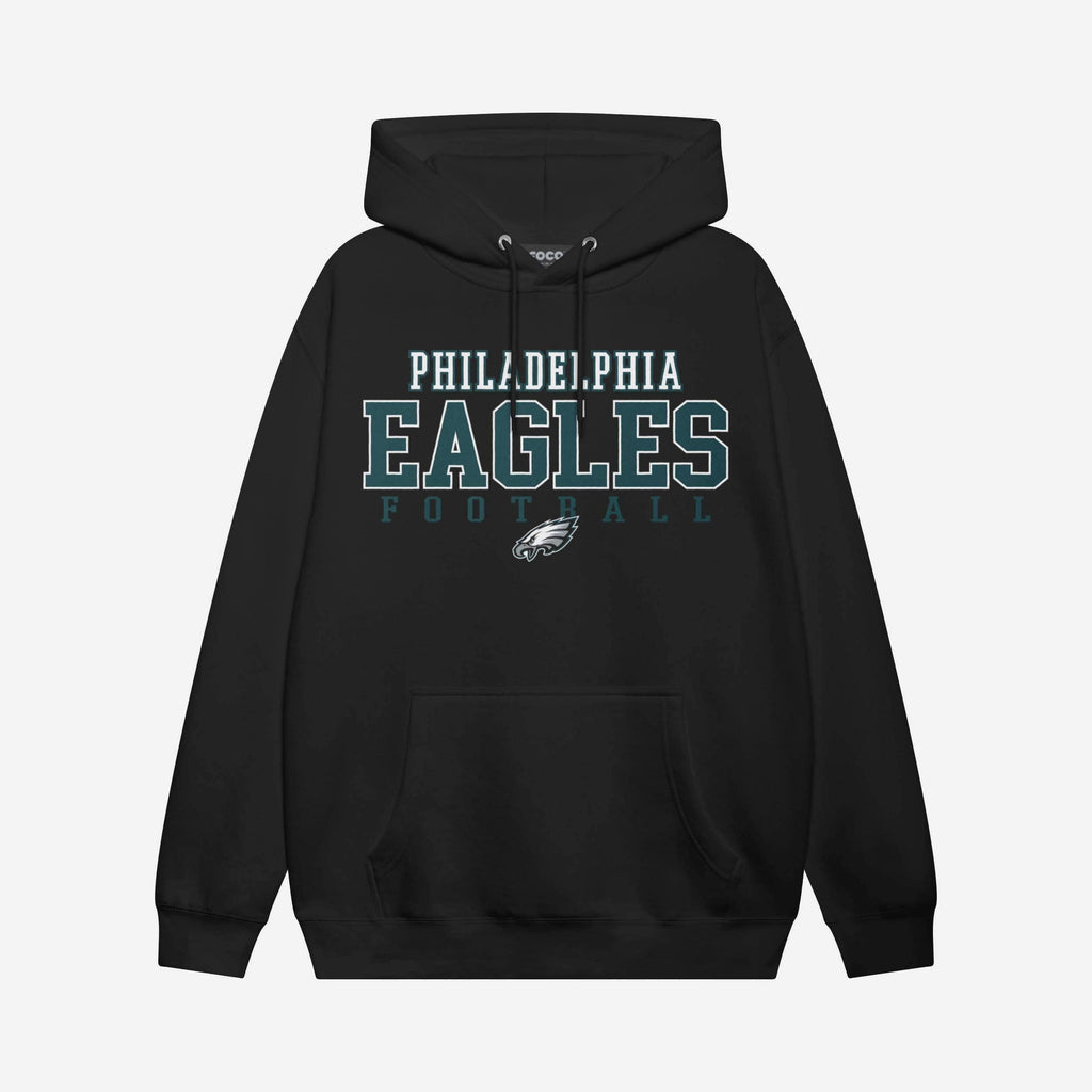 Philadelphia Eagles Football Wordmark Hoodie FOCO S - FOCO.com