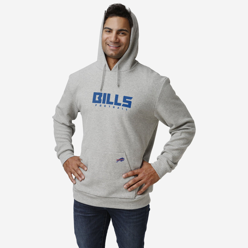 Buffalo Bills Gray Woven Hoodie FOCO S - FOCO.com