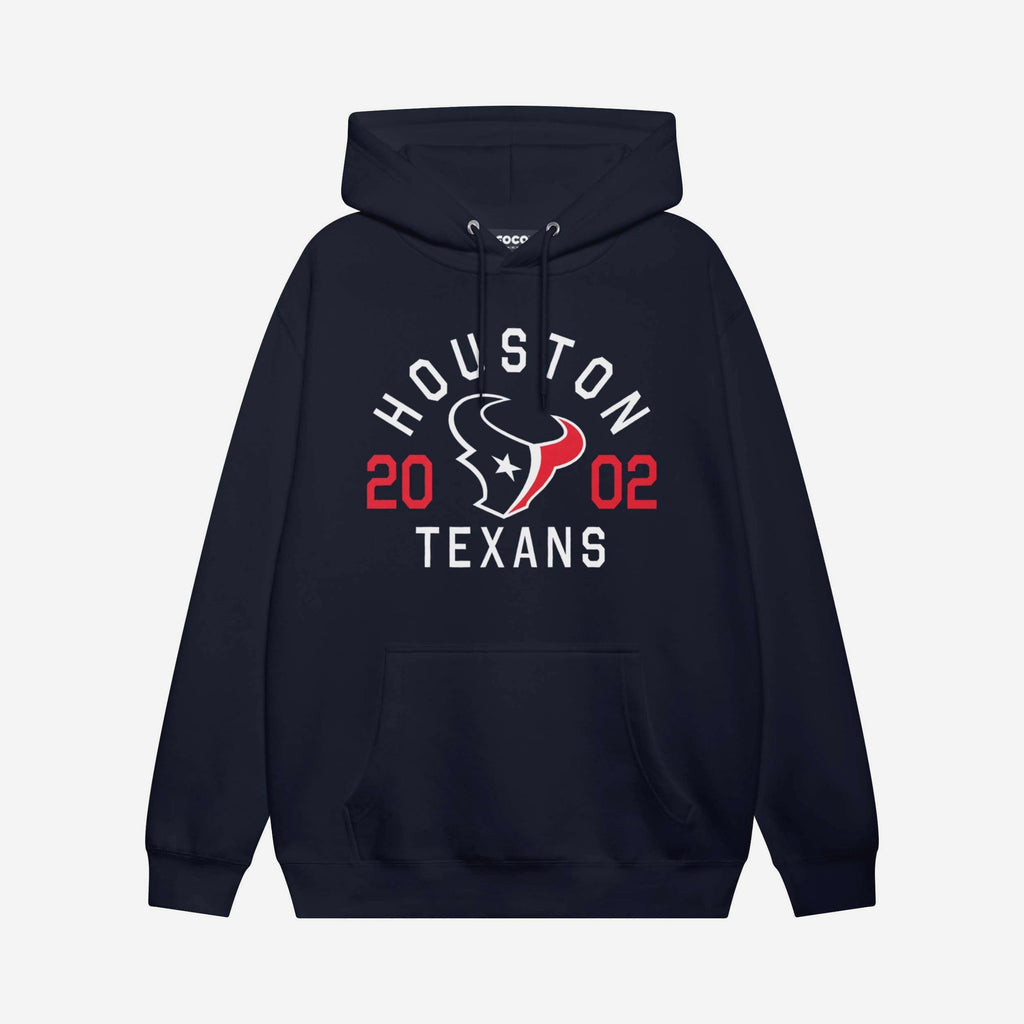 Houston Texans Heritage Print Hoodie FOCO Navy S - FOCO.com