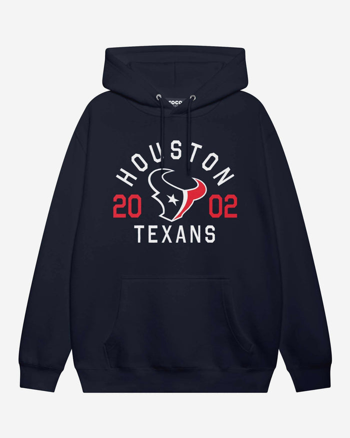Houston Texans Heritage Print Hoodie FOCO Navy S - FOCO.com