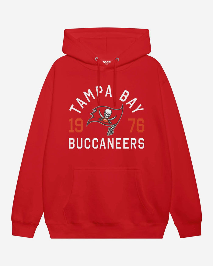 Tampa Bay Buccaneers Heritage Print Hoodie FOCO Red S - FOCO.com