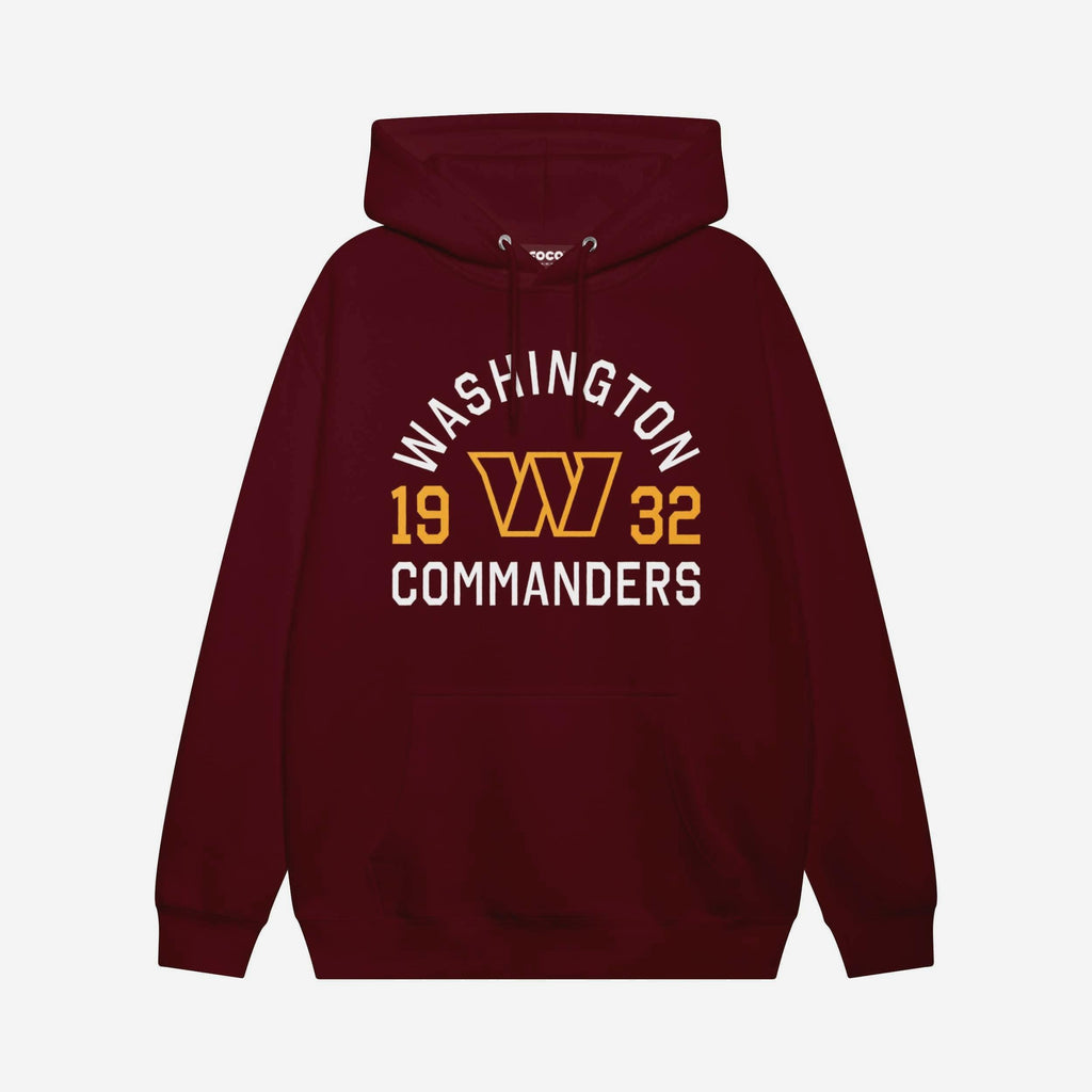 Washington Commanders Heritage Print Hoodie FOCO Maroon S - FOCO.com