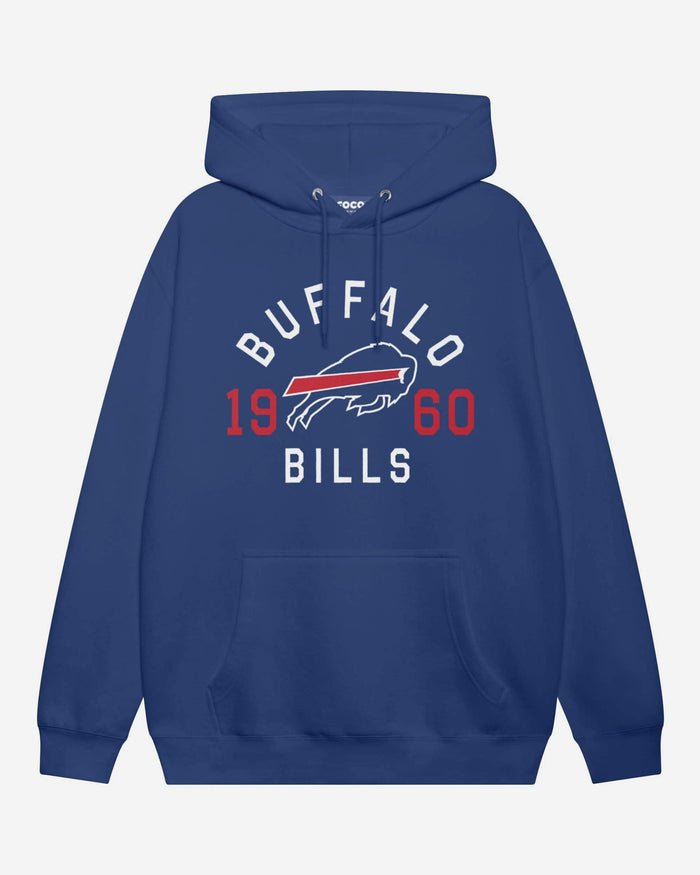 Buffalo Bills Heritage Print Hoodie FOCO True Royal S - FOCO.com