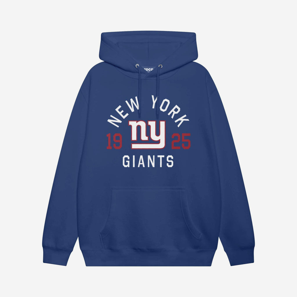 New York Giants Heritage Print Hoodie FOCO True Royal S - FOCO.com
