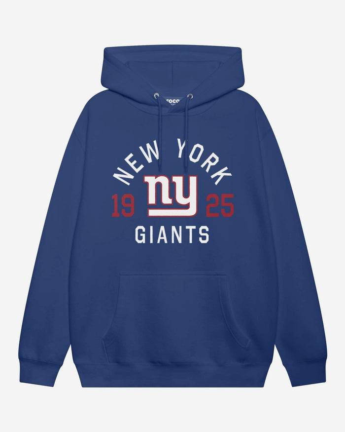 New York Giants Heritage Print Hoodie FOCO True Royal S - FOCO.com