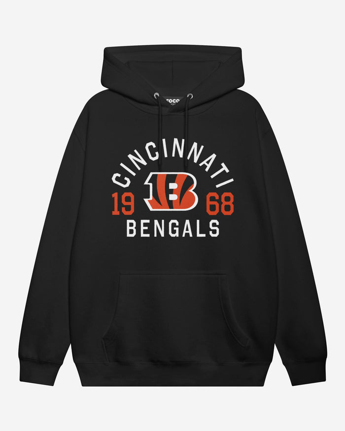 Cincinnati Bengals Heritage Print Hoodie FOCO S - FOCO.com