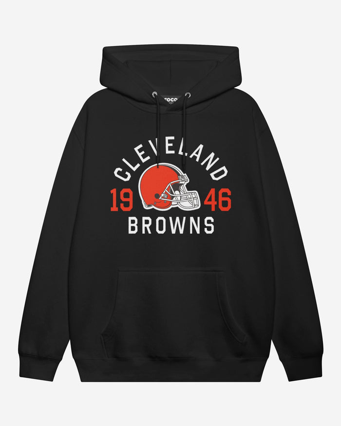 Cleveland Browns Heritage Print Hoodie FOCO Black S - FOCO.com
