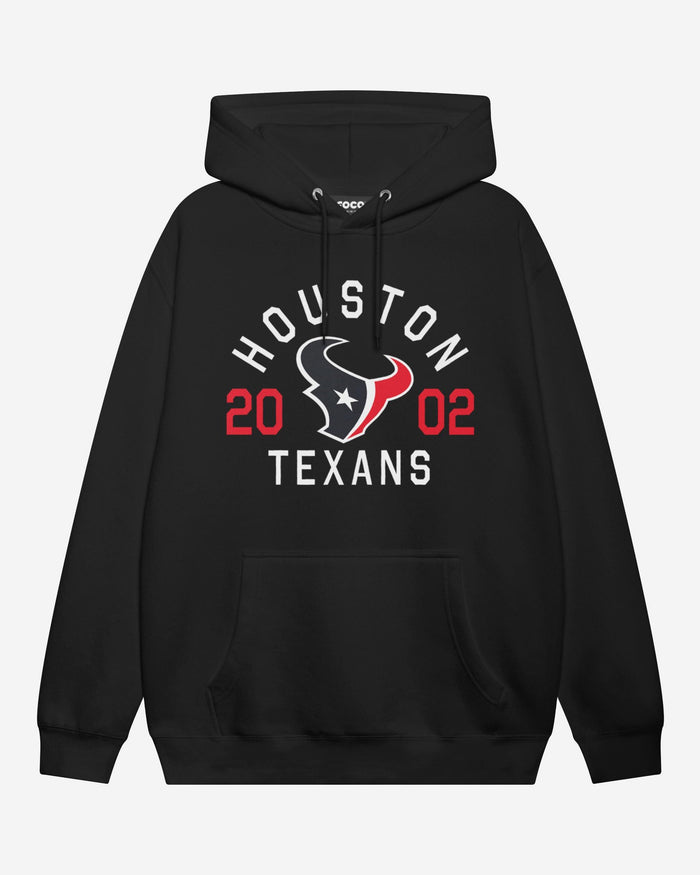 Houston Texans Heritage Print Hoodie FOCO Black S - FOCO.com