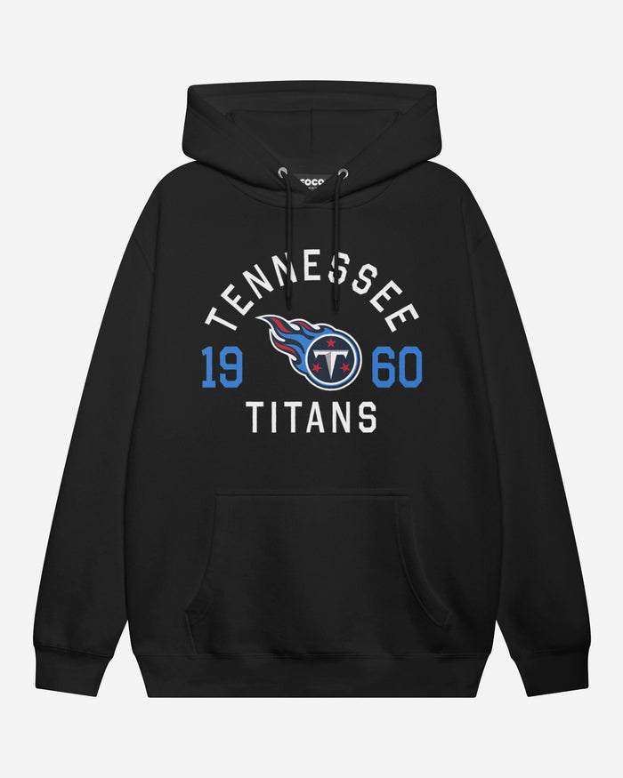 Tennessee Titans Heritage Print Hoodie FOCO Black S - FOCO.com