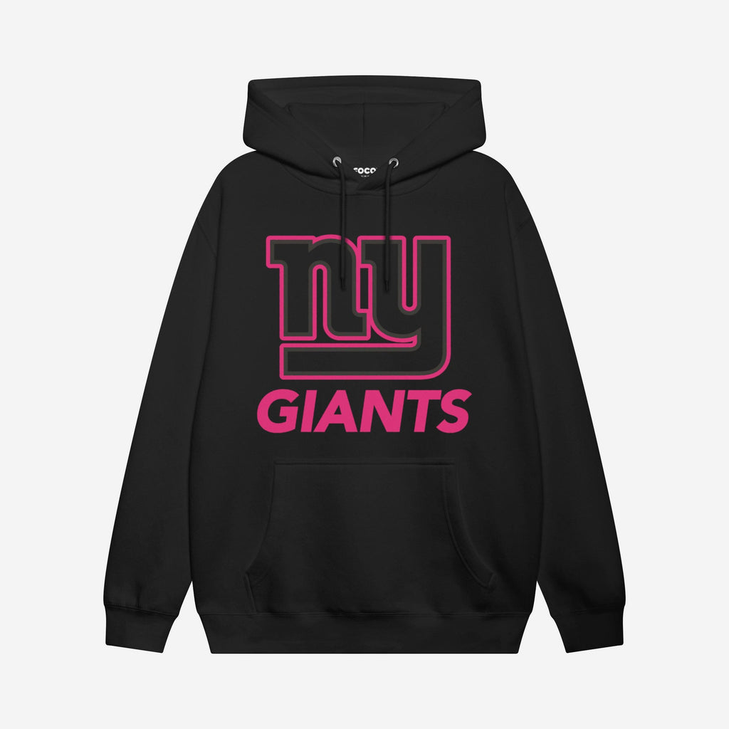 New York Giants Highlight Reel Hoodie FOCO Black/Neon Pink S - FOCO.com