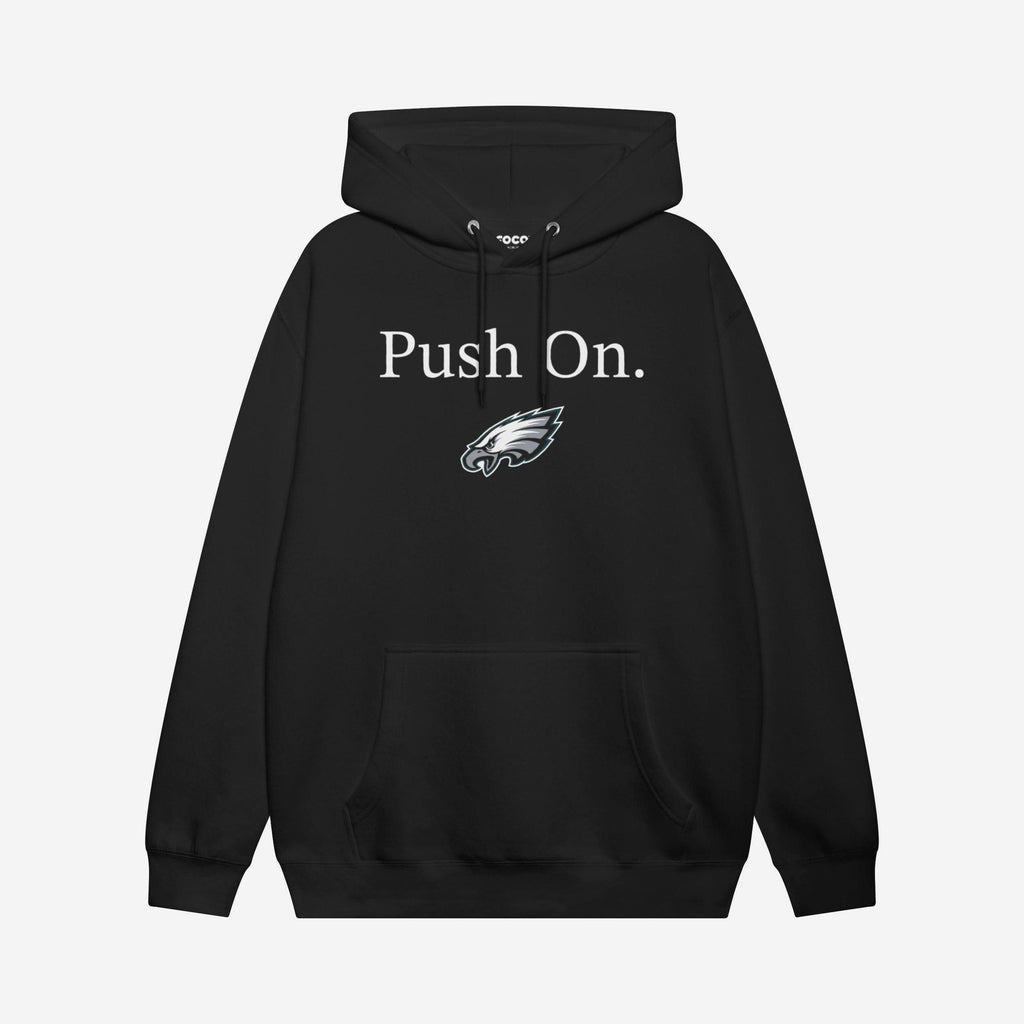 Philadelphia Eagles Push On Hoodie FOCO Black S - FOCO.com