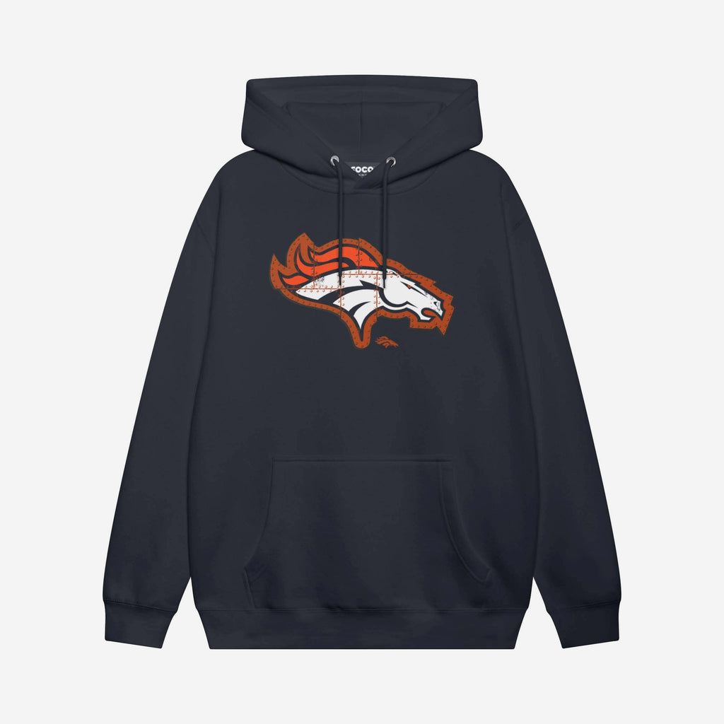 Denver Broncos Rivet Logo Hoodie FOCO S - FOCO.com