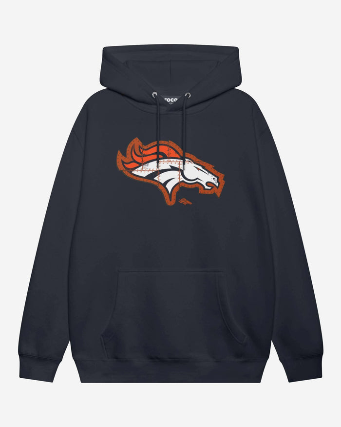 Denver Broncos Rivet Logo Hoodie FOCO S - FOCO.com