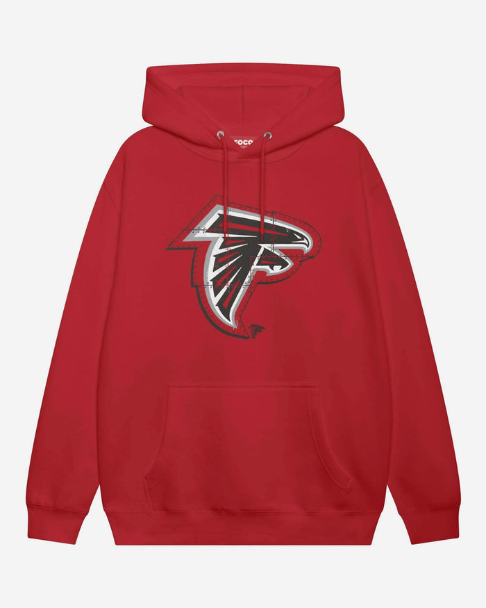 Atlanta Falcons Rivet Logo Hoodie FOCO S - FOCO.com