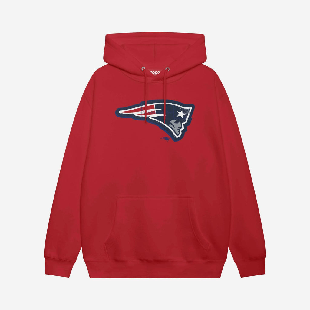New England Patriots Rivet Logo Hoodie FOCO S - FOCO.com