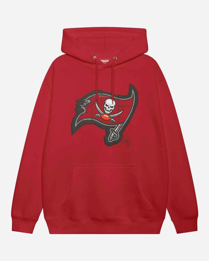 Tampa Bay Buccaneers Rivet Logo Hoodie FOCO S - FOCO.com