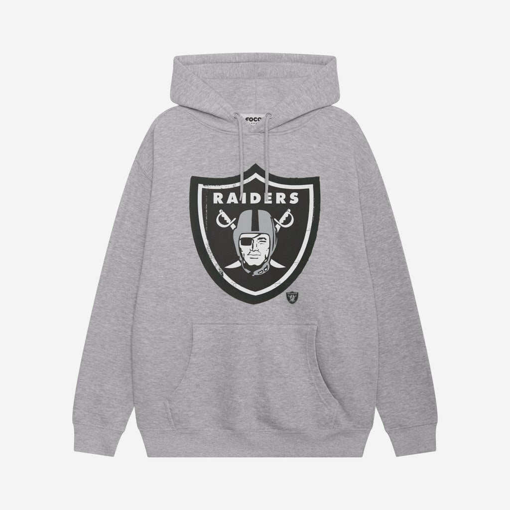 Las Vegas Raiders Rivet Logo Hoodie FOCO S - FOCO.com