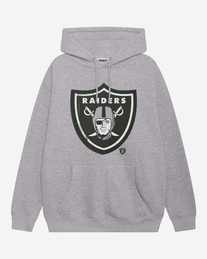 Las Vegas Raiders Rivet Logo Hoodie FOCO S - FOCO.com