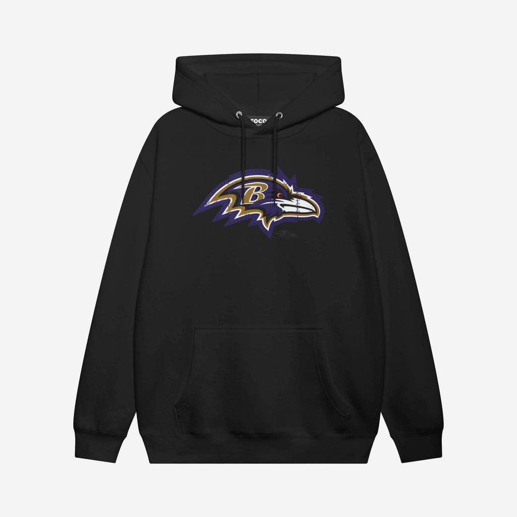 Baltimore Ravens Rivet Logo Hoodie FOCO S - FOCO.com